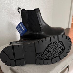 Birkenstock Women size 9 40s Black Leather Boots